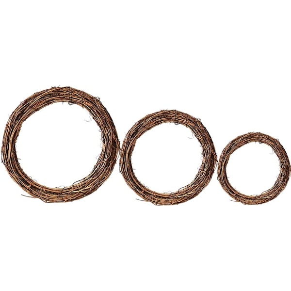 30cm 20cm 15cm luonnon viiniköynnös seppele pyöreä seppele