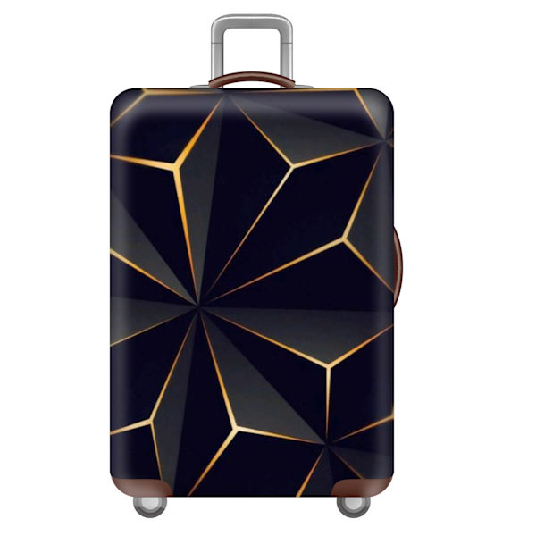 Koffertdeksel 19-21 Tommers Bagasjedeksel Beskyttere, 3D Hologram Trolley Koffert Beskyttende Deksel Vaskbar Reise Koffert Beskytter (S)