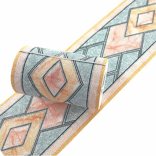 Itsekiinnittyvä tapettireunus, vedenpitävä, 10 cm x 5 metriä (vihreä)