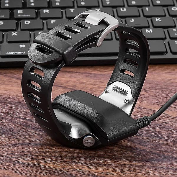 Magnetisk USB-klips laderkabel dokkingstasjon for Garmin Forerunner 610 GPS-klokke
