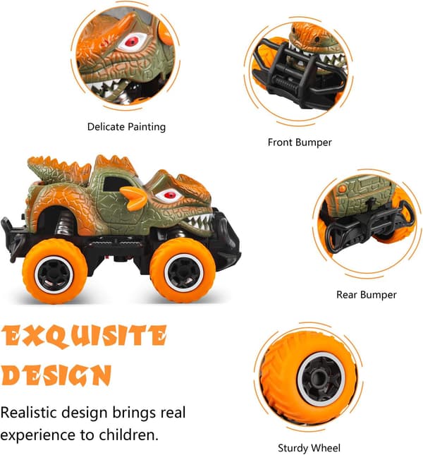 Dinosaur Legetøjsbil RC Truck, 1/43 Skala