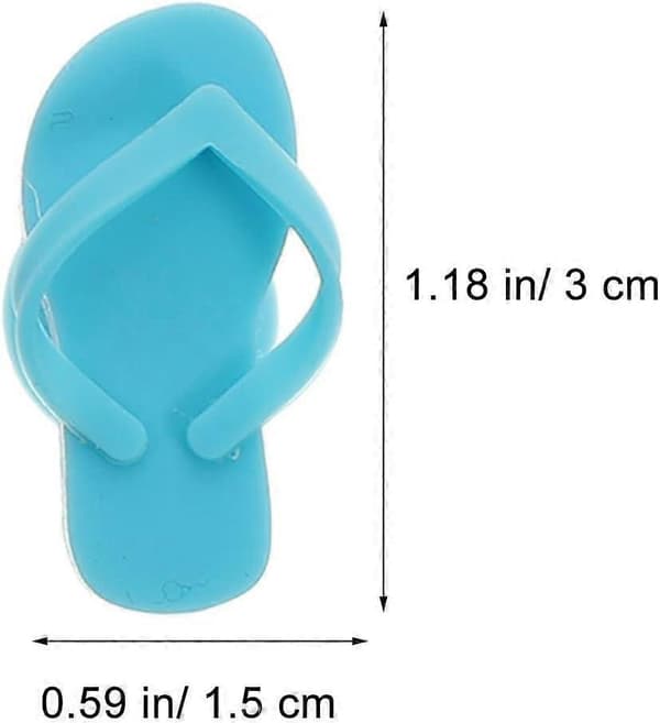 9 st Silikon Dryckesmarkörer - Toffelformade Vinglasberlocker