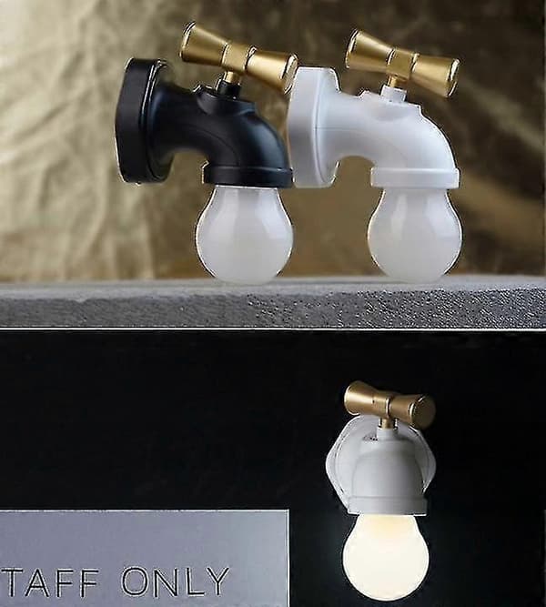 Kreativ Stemmestyring LED Natlampe (Guld)