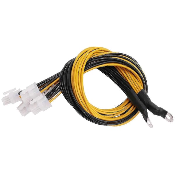2-pak 6-pin stik serverkabel Pcie til Antminer S9 S9i Z9 til P3 P5 Miner