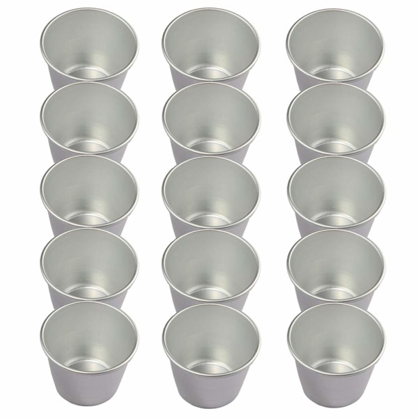 15-pakks puddingformer, nonstick puddingkopper egg tartform