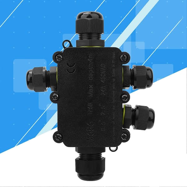 Plast Samledåse 5m Undervandsforbindelse T100 IP68 450VAC 24A UL94V-2