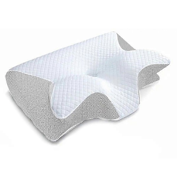 Fjärilsformad Cervical Nackkudde Memory Foam Långsam Återhämtningskudde