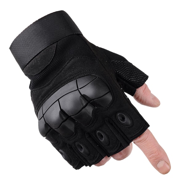 Taktiska fingerlösa handskar för motorcykeljakthandskar (svarta) 6672 |  Fyndiq