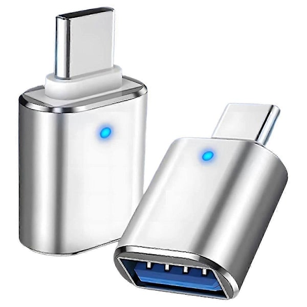 2st USB C till USB Adapter, USB Typ C till USB 3.0 Adapter för Pro Notebook och andra Typ C Enheter