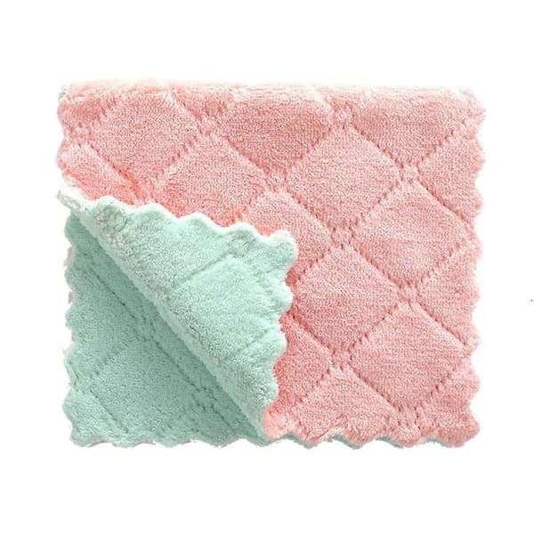 Mikrofiber Rengøring Håndklæde til Køkken - Tykke og Bløde Viskestykker (Multi Farve)