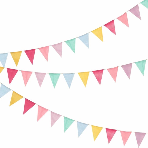 36 Flags 39.5ft Bunting Banner, Multicolour Waterproof