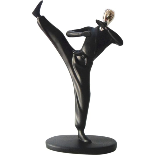 Belysning Mode Resin Art Sports Man Skulptur (Taekwondo)