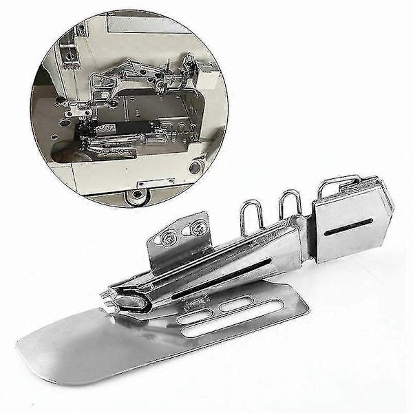 Industriell symaskin Flat Seamer Folder Bindningsfäste Tejpbindningsverktyg