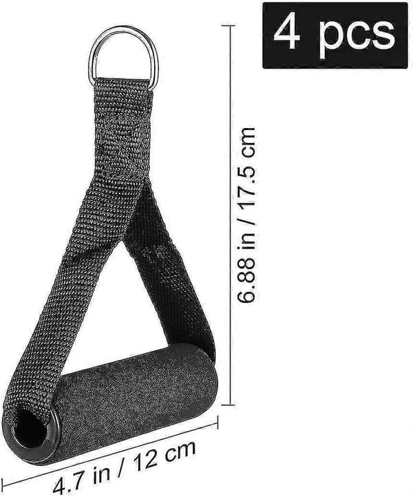 Motståndsband Handtag Plast D-ring Träningsrem Skum