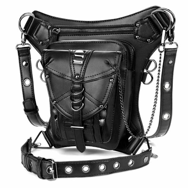 Halloween Vattentät Midjeväska Taktisk Drop Leg Väska Utomhus Cykel Cykling Vandring Fanny Pack Höft/Lår Väska Påse Axel Crossbody Väska