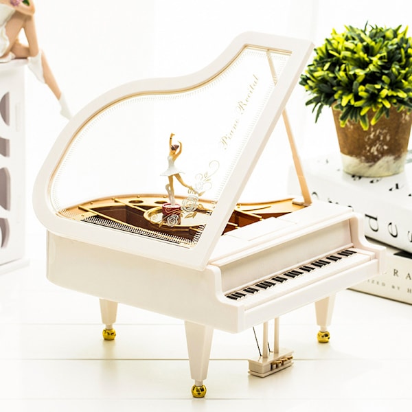 Tanssija Pianomusiikkilaatikko, Ballerina Musikaalinen Piano Balettitanssija Musiikkilaatikko Tytöt Ihana Koristelahja Keräilijöiden Koriste Vintage Musiikkilaatikko