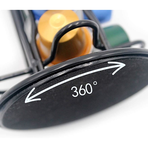 Nespresso Holdere Nespresso Kaffe Kapsel Holder Nespresso Pod Kapsel Dispenser Holder 40 Stykker 360 Grader