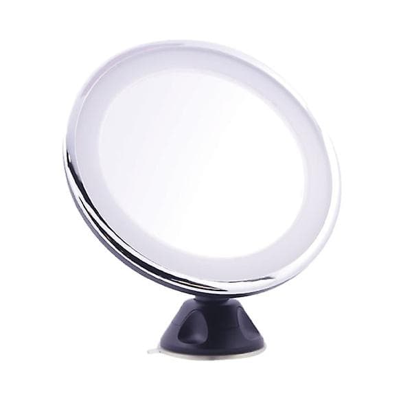 Sugekop Makeup Spejl LED Lys & x10 Forstørrelse - Sort