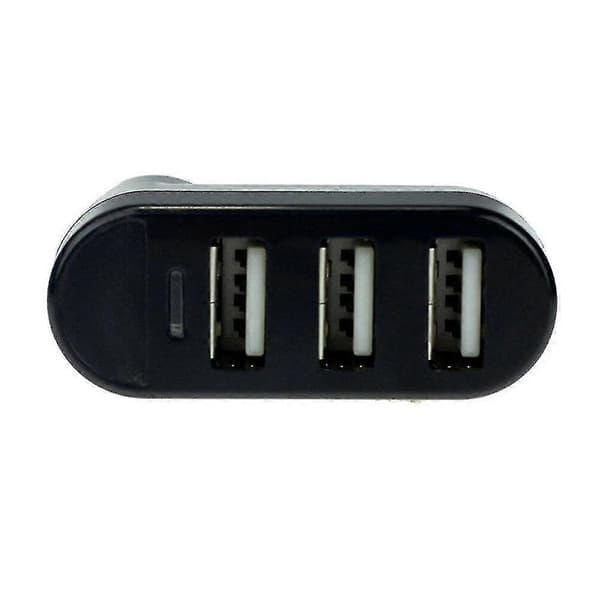 3 Portar Hubb Usb 2.0 Mini Roterande Splitter Adapter För PC Notebook Laptop Jan16 Drop