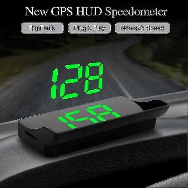Digital USB GPS-speedometer med head-up-display til biler m/ hastighed Km/t Universal-xdd