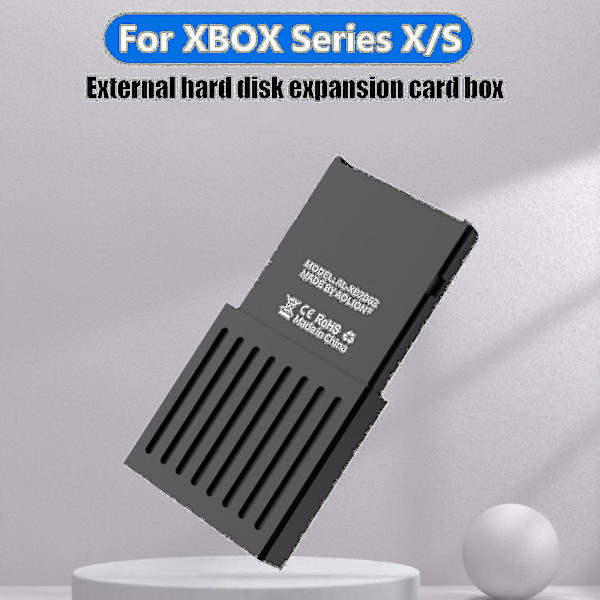 Bærbar 1 TB ekstern SSD - Passer til Xbox Series X/S, ekstern vertsdriftskonverteringsboks M.2 utvidelsesboks 32 g bredde