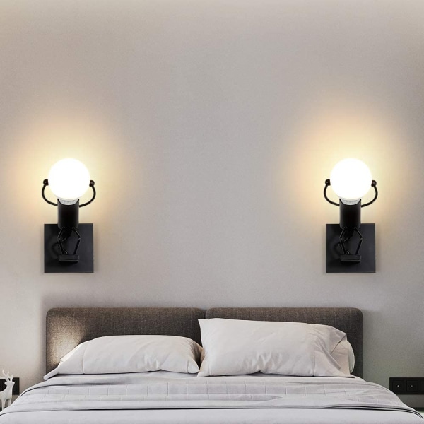 LED inomhus vägglampa, modern vägglampa, E27 vintage 0db2 | Fyndiq
