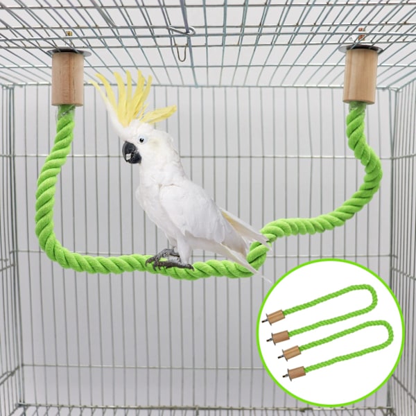 2 stk. Fugletov Perch Swing, Fuglebur Stang Stang, 80 cm