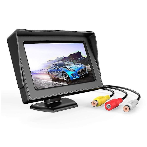 Rear View Camera Lcd Display, 4.3 Inch Rear View Camera With Waterproof Screen, For Suv Truck, For Car