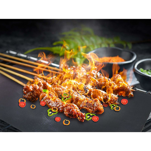 BBQ Grill Mat, Barbeque Mat, Set om 8
