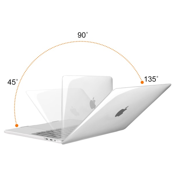 Case cover MacBook Pro 13 tuuman A1706 A1708 Crystal Clear