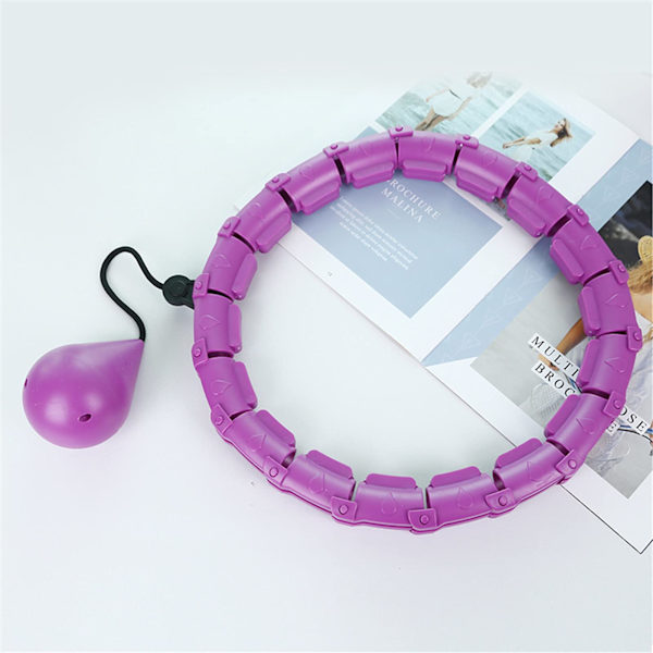 Vektet Hula Hoop, Smart Hula Hoop med Ball, 24 Avtakbare