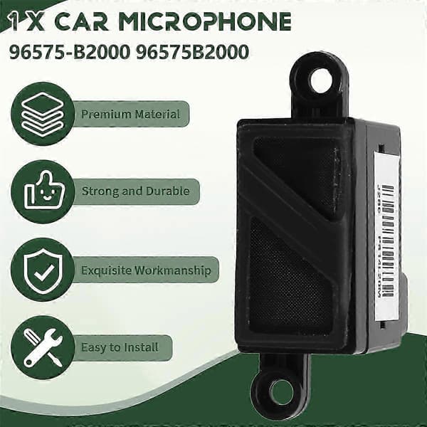 For Hyundai 96575-B2000 Bil HandsFree Navigasjonsmikrofon Mic LHD