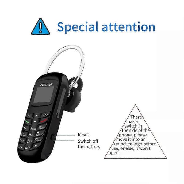 L8star Bm70 Mini Mobiltelefon Bluetooth Dialer Gsm Smartphone Liten Usga