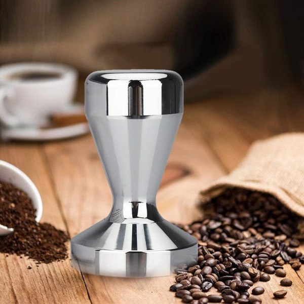 Kaffe Tamper 49mm, Espresso Kaffe Press Rustfritt Stål