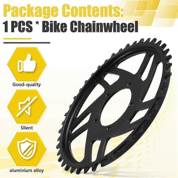 EBike Kædehjul 42T Kædering 18,5 mm Offset til BAFANG BBS01B BBS02B BBS01 BBS02 Mid Drive Motor Al