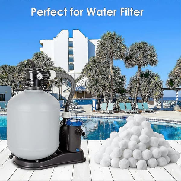 700g Pool Filterkugler, Filterkugler, Fiberfiltermedie