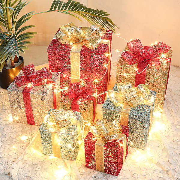 Presentaskar, julklappslådor för julklappslådor Presentaskar för dekoration i världsklassdesign