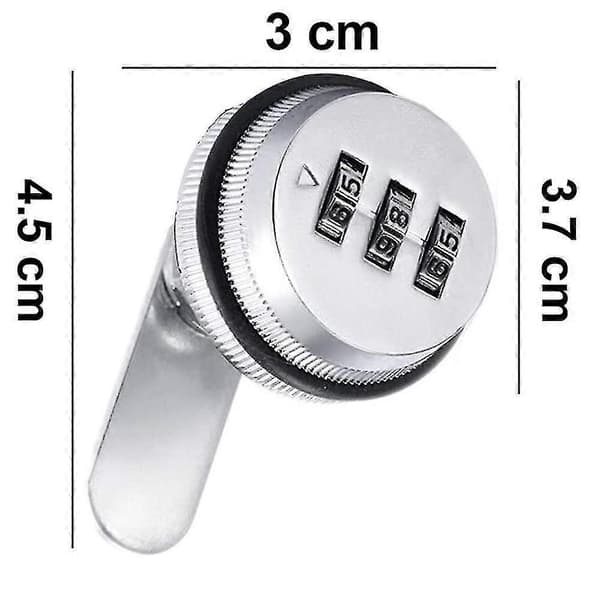 Combinat Postlådelås Utan Nyckel För Skåp Er 30mm