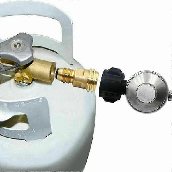 Propanadapter konverterar POL LP-tankserviceventil till QCC1 / Typ1-slang eller regulator