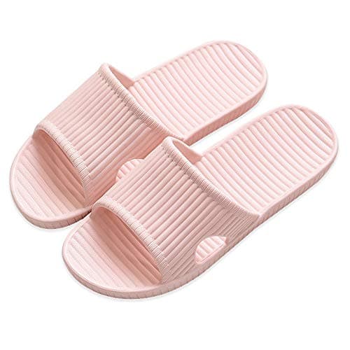 Dusjslipper, for kvinner innendørs bruk, sklisikker (rosa) (5/6UK)