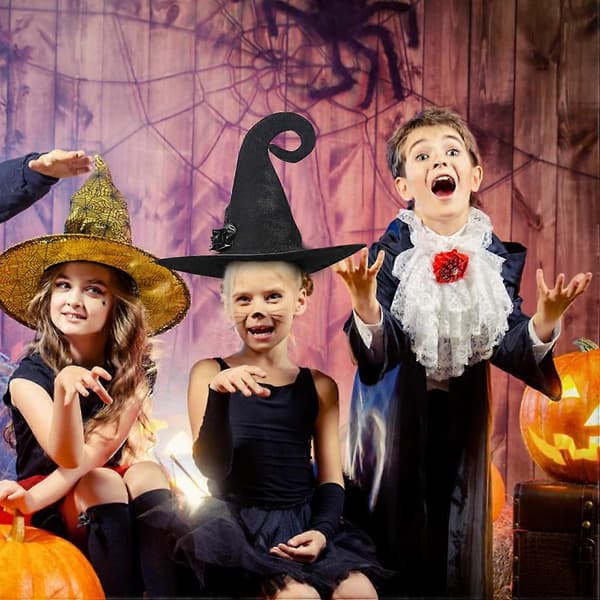 Flannel Heksehat til Kvinder til Halloween Kostumefest Cosplay