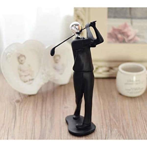 Lighting Fashion Resin Art Sports Man Sculpture (Golf B)