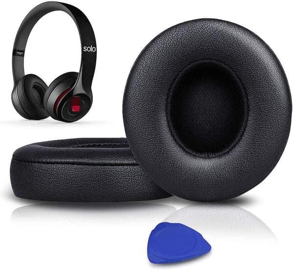 Öronkuddar Ersättning för Beats Solo 2 / Solo 3 (Svart) black