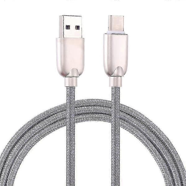 1m 5a Sladdar Vävda Usb-C / Type-C Till Usb 2.0 Datasynkronisering Snabbladdarkabel, För Galaxy S8