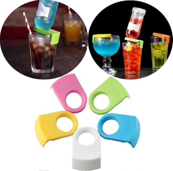 12 stk. Cocktailglas Kortklips Flaskeklips Bartender Cocktailklips
