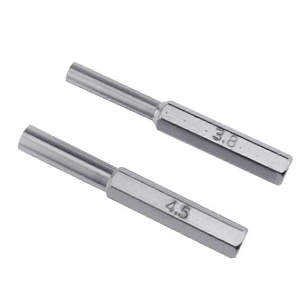 2 st 3,8 mm 4,5 mm säkerhetsskruvmejsel hexagonbit Gamebit för Nintendo Nes N64 Jikaix