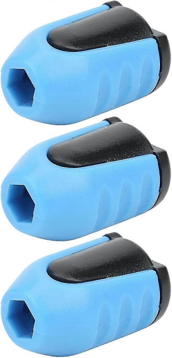 Magnetiseringsring til aftagelige skruetrækkerbits - 3 universelle magnetiske bits til skruetrækkerbits