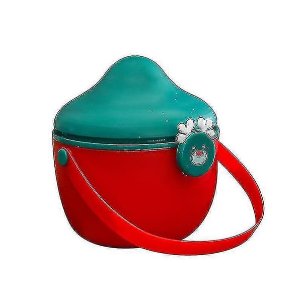 Jul Plast Presentförpackning Julklappsförpackning Julafton Äpple Presentförpackning Presentförpackning - Juldekorationer (1 st, Röd)