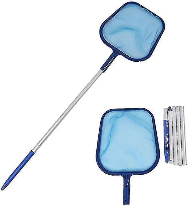 Poolrengörings nät med stång