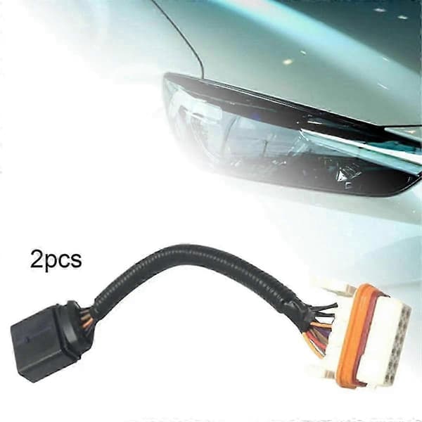 2 stk. ledningsnet til bilforlygter til 2004-2007 adapter ledningsnet 7l6-971-071-a 7l6971071a